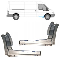 Réparation bas de caisse intérieur pour Ford Transit 2000-2013 / Gauche+Droit / Ensemble 11909