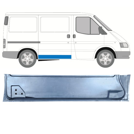 Panneau de réparation pour porte coulissante intérieur pour Ford Transit 1986-2000 / Droite 16021