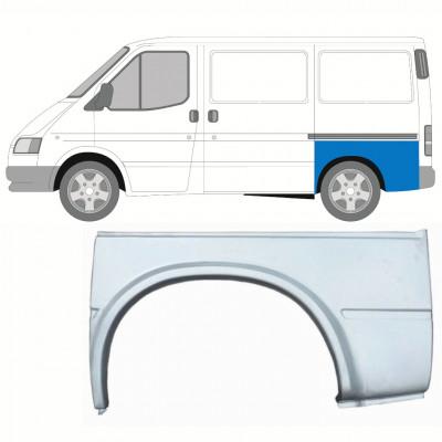 Panneau de réparation arc d'aile arrière pour Ford Transit 1991-2000 / Gauche 8818