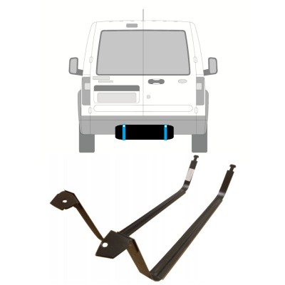 Réservoir à carburant sangles pour Ford Transit Connect 2003-2013 14958