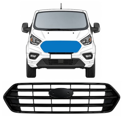 Grille de calandre pour Ford Transit Custom 2017-2023 17258