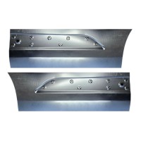 Panneau de réparation de porte avant pour Ford Transit Custom 2013- / Gauche+Droit / Ensemble 15967