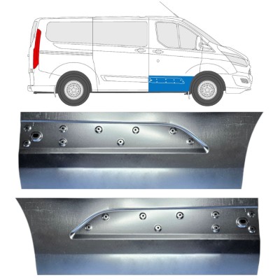 Panneau de réparation de porte avant pour Ford Transit Custom 2013- / Gauche+Droit / Ensemble 15967