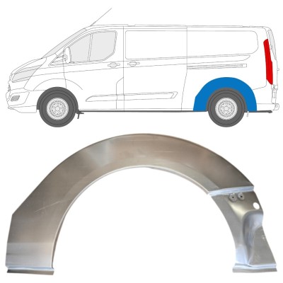 Réparation bas de caisse pour Ford Transit Custom 2013- / Gauche 14648