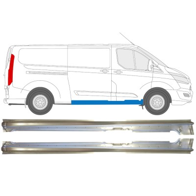 Panneau de réparation du seuil de porte latérale pour Ford Transit Custom 2013- / Gauche+Droit / Ensemble 14646