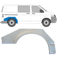 Panneau de réparation arc d'aile arrière pour Volkswagen Transporter T5 2003-2015 / Droite 14762 Panneau de réparation arc d'aile arrière pour Volkswagen Transporter T5 2003-2015 / Droite 14762