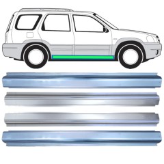 Réparation bas de caisse + réparation bas de caisse intérieur pour Mazda Tribute 2001-2008 / Gauche+Droit 15599