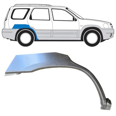 Panneau de réparation arc d'aile arrière pour Mazda Tribute 2001-2008 / Droite 15780