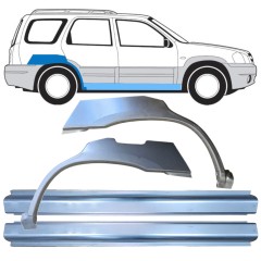 Ensemble de panneaux de réparation pour Mazda Tribute 2001-2008 / Gauche+Droit / 15853