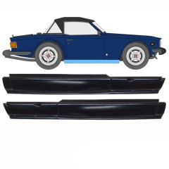 Panneau de réparation du seuil pour Triumph TR6 1969-1976 / Gauche+Droit / Ensemble 10762