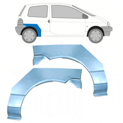 Panneau de réparation arc d'aile arrière pour Renault Twingo 1993-1998 / Gauche+Droit / Ensemble 9933