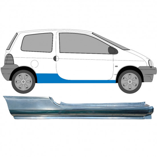 Réparation bas de caisse pour Renault Twingo 1993-2007 / Droite 6972