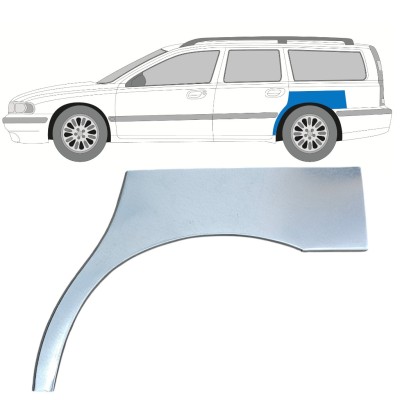 Panneau de réparation arc d'aile arrière pour Volvo S70 V70 2000-2007 / Gauche 17212