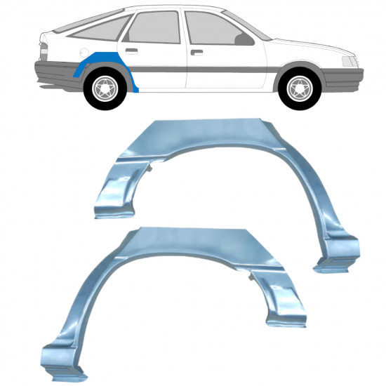 Panneau de réparation arc d'aile arrière pour Opel Vectra 1988-1995 / Ensemble 11210