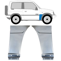 Panneau de réparation de l’aile avant pour Suzuki Vitara 1988-1998 / Gauche+Droit / Ensemble 14640