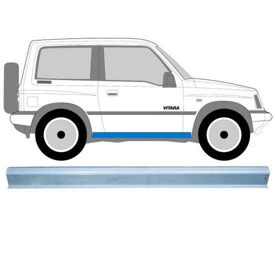 Réparation bas de caisse pour Suzuki Vitara 1988-1998 / Gauche = Droite (symétrique) 15124