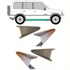 Réparation bas de caisse intérieur + extérieur pour Suzuki Vitara 1996-2003 / Gauche = Droite (symétrique) / Ensemble 10311
