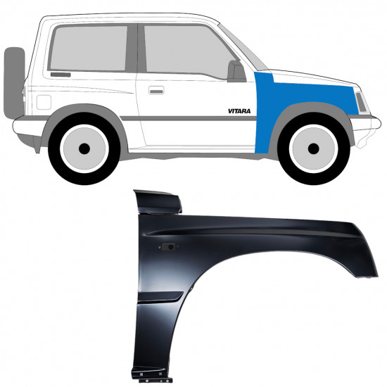 Aile avant pour Suzuki Vitara 1988-1998 / Droite 12010