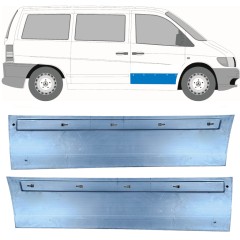 Panneau de réparation de porte avant pour Mercedes Vito I W638 1996-2003 / Gauche+Droit / Ensemble 11499