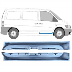 Panneau de réparation de porte avant intérieur pour Mercedes Vito I W638 1996-2003 / Gauche+Droit / Ensemble 10433