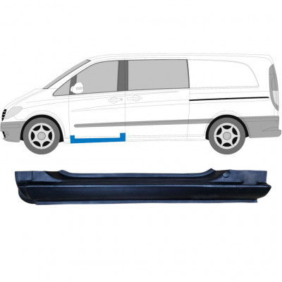 Réparation bas de caisse de porte avant pour Mercedes Vito 2003-2014 / Gauche 6001