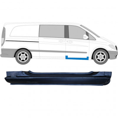 Réparation bas de caisse de porte avant pour Mercedes Vito 2003-2014 / Droite 6000