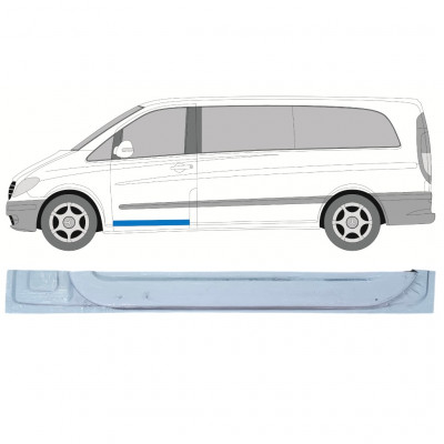 Panneau de réparation de porte avant intérieur pour Mercedes Vito 2003-2014 / Gauche 12643