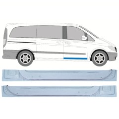 Panneau de réparation de porte avant intérieur pour Mercedes Vito W639 2003-2014 / Gauche+Droit / Ensemble 12644