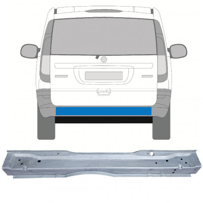 MERCEDES VITO 2003-2014 ARRIÈRE PANNEAU DE RÉPARATION / INNER