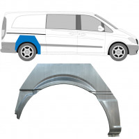 Panneau de réparation arc d'aile arrière pour Mercedes Vito W639 2003-2014 / Droite 12914
