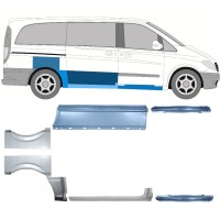 Ensemble de panneaux de réparation pour Mercedes Vito W639 2003-2014 / Gauche+Droit / 14790