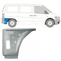 Panneau de réparation arc d'aile arrière intérieur pour Mercedes Vito 1996-2003 / Droite 11639