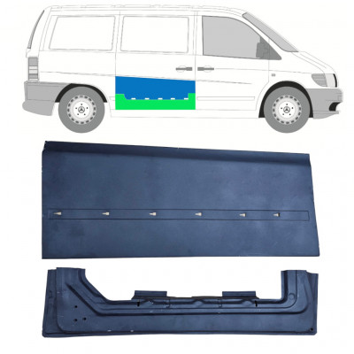 Panneau de réparation des portes latérale intérieur et extérieur pour Mercedes Vito 1996-2003 / Droite / Ensemble 11993