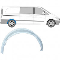 Panneau de réparation arc d'aile arrière intérieur pour Mercedes Vito 2003-2010 / Droite 6804