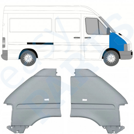 Aile avant pour Volkswagen LT 1996-2005 / Gauche+Droit / Ensemble 9742