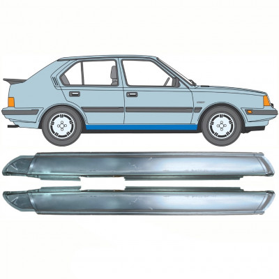 Réparation bas de caisse pour Volvo 340 360 1975-1991 / Gauche+Droit / Ensemble 10768