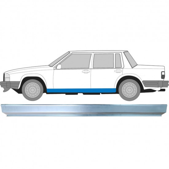 Réparation bas de caisse pour Volvo 740 / 760 1982-1992 / Gauche /  8857