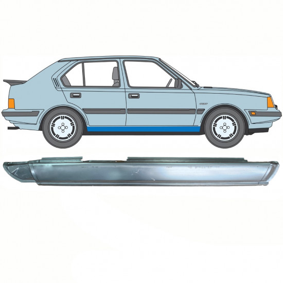 Réparation bas de caisse pour Volvo 340 360 1975-1991 / Droite 10766