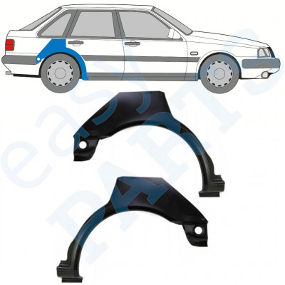 Panneau de réparation arc d'aile arrière pour Volvo 440 460 1988-1997 / Gauche+Droit / Ensemble 10453