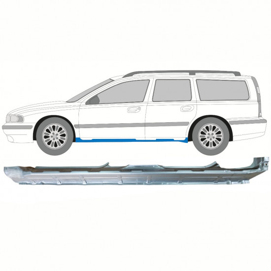 Réparation bas de caisse pour Volvo V70 2000-2007 / Gauche 8663