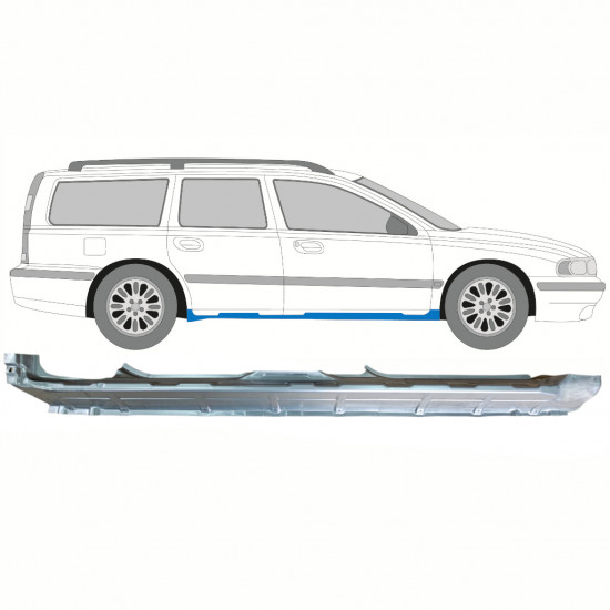 Réparation bas de caisse pour Volvo V70 2000-2007 / Droite 8662