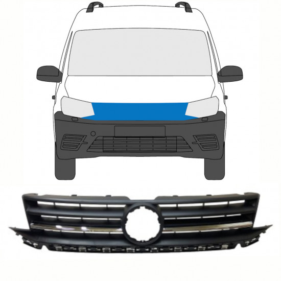 Grille de calandre pour Volkswagen Caddy 2015-2020 8416