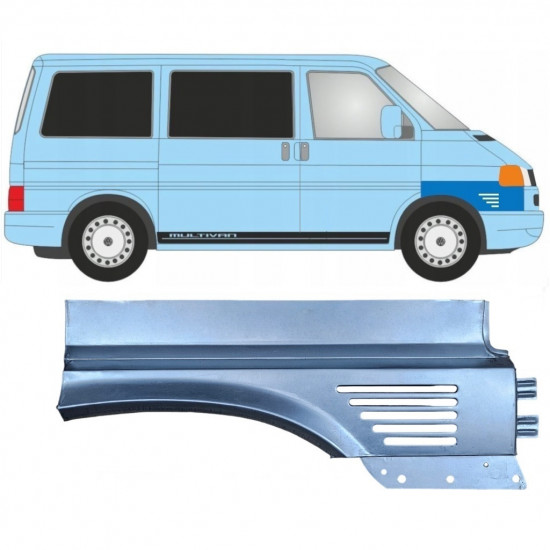 Panneau de réparation de l’aile avant pour VW Transporter T4 Caravelle 1996-2003 / Droite 7736