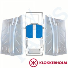 Panneau de réparation avant du plancher pour Volkswagen Golf 1 1974-1985 / Gauche+Droit / Ensemble 10340