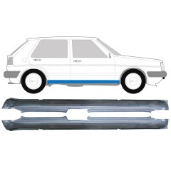 Panneau de réparation du seuil pour Volkswagen Golf 2 1982-1992 / Gauche+Droit / Ensemble 9607