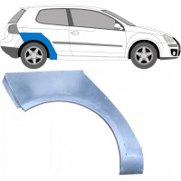 Panneau de réparation arc d'aile arrière pour VW Golf 5 2003-2009 / Droite 7093