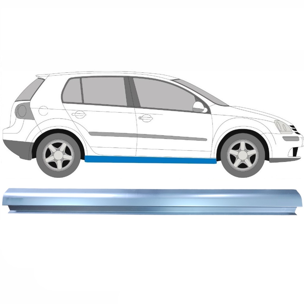 Réparation Bas De Caisse Pour Vw Golf 5 2003-2009 / Gauche = Droite (Symétrique) 11268