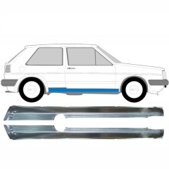 Panneau de réparation du seuil pour Volkswagen Golf 2 1982-1992 / Gauche+Droit / Ensemble 9407