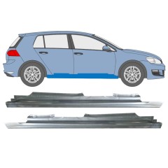 Panneau de réparation du seuil pour Volkswagen Golf 7 2012- / Gauche+Droit / Ensemble 9973