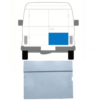 Panneau de réparation de porte arrière pour Volkswagen LT 1975-1996 / Droite 7956